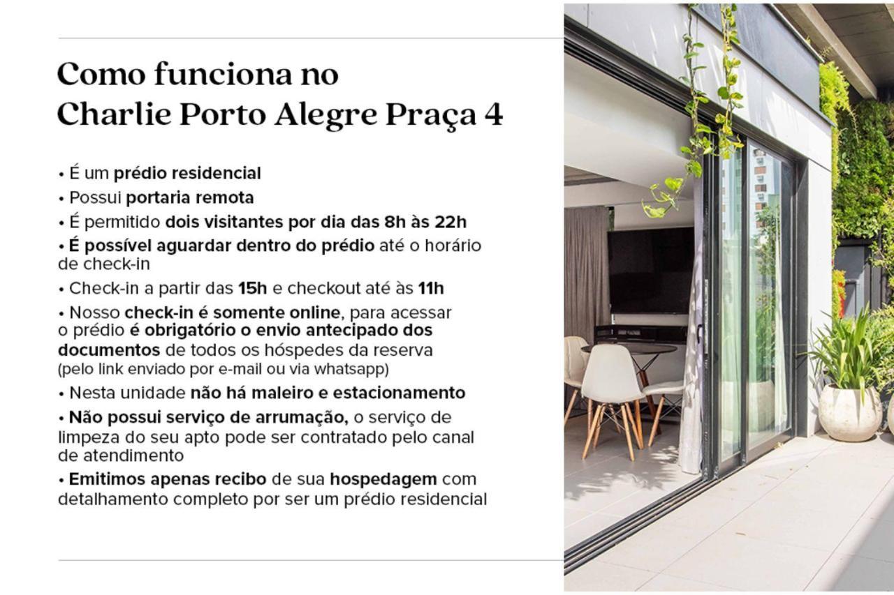 Charlie Porto Alegre Praca 4 Leilighet Eksteriør bilde